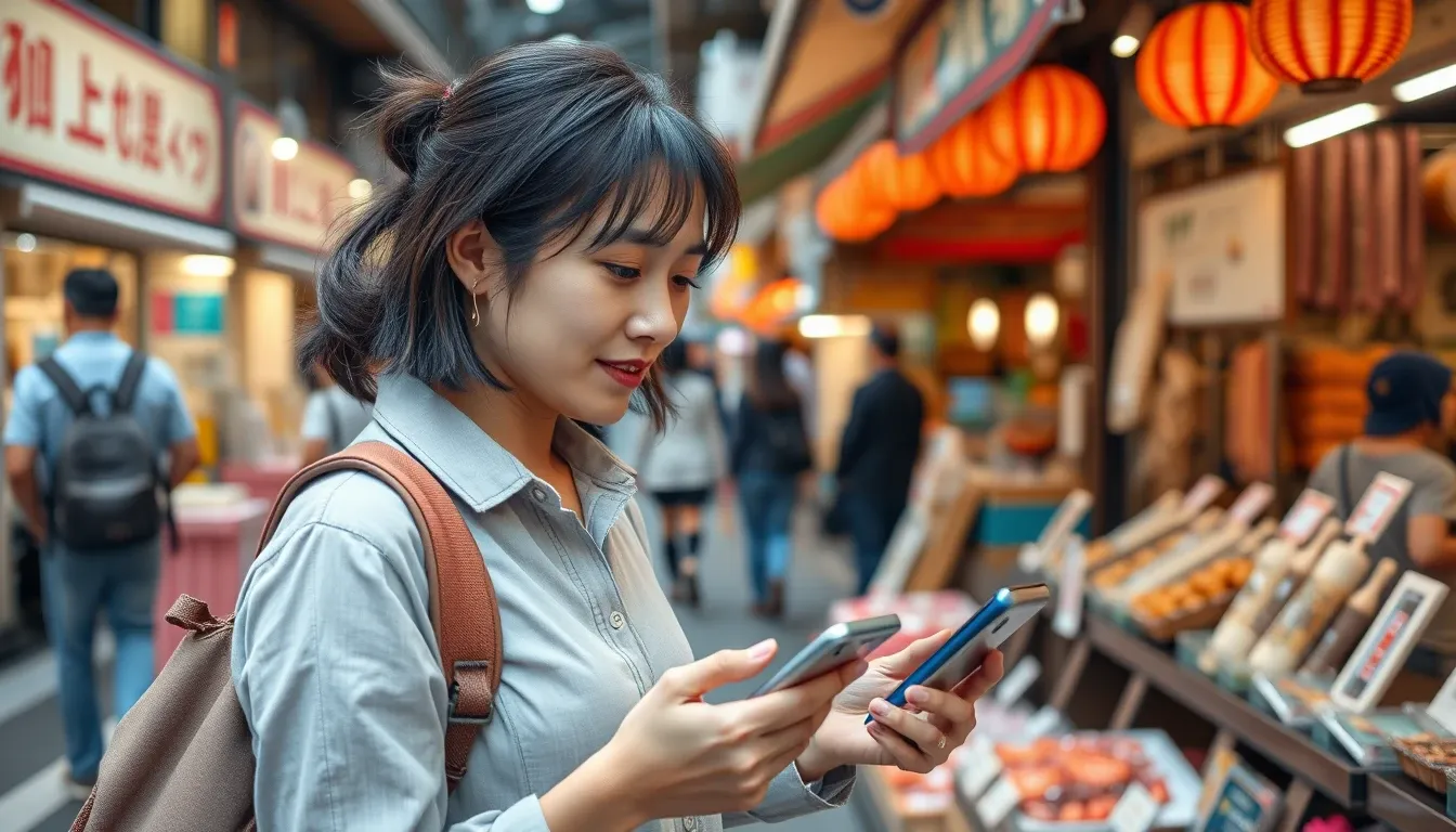 AI translation device for solo female travelers in Tokyo