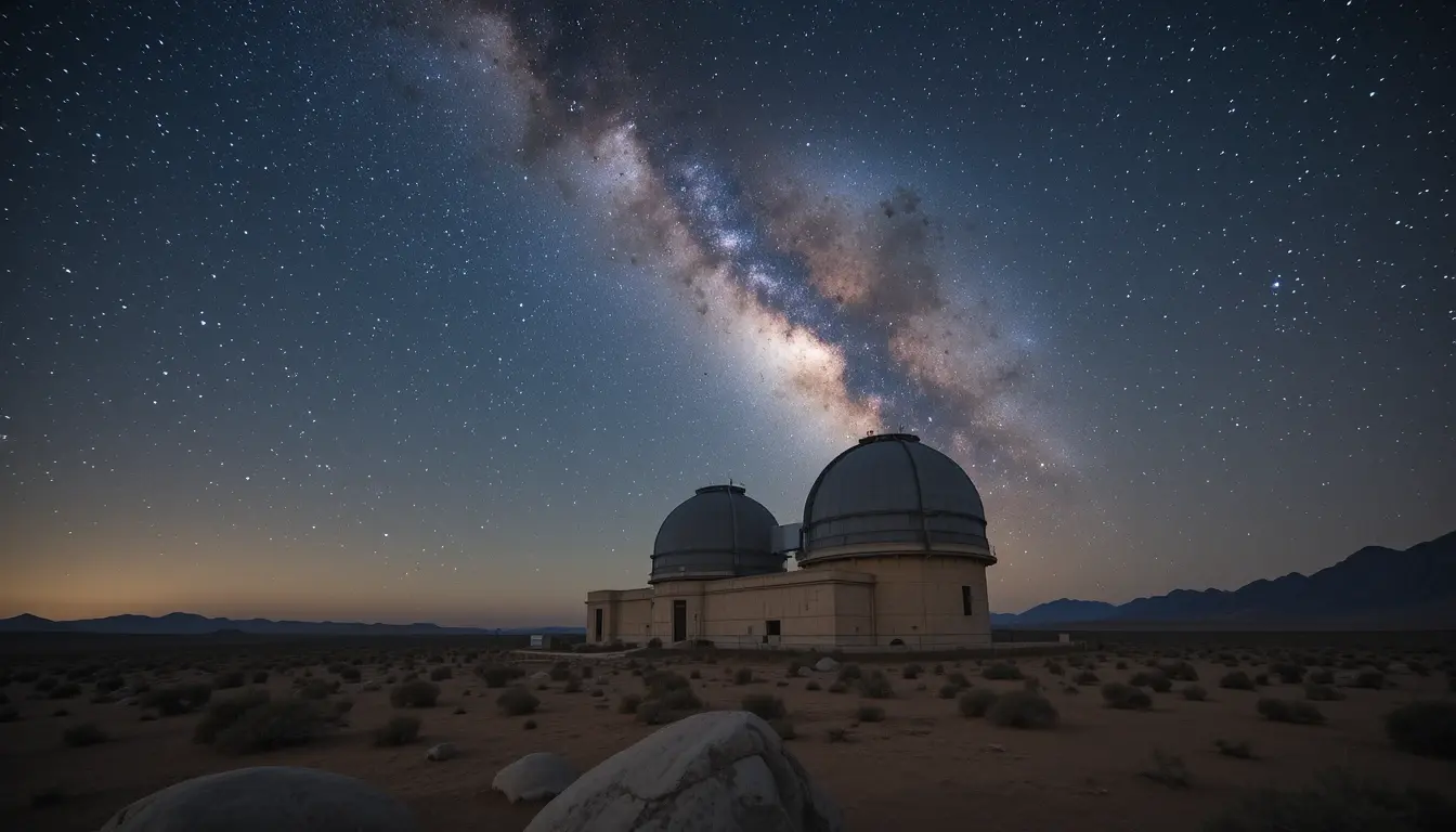 Stargazing at Atacama Desert observatory.