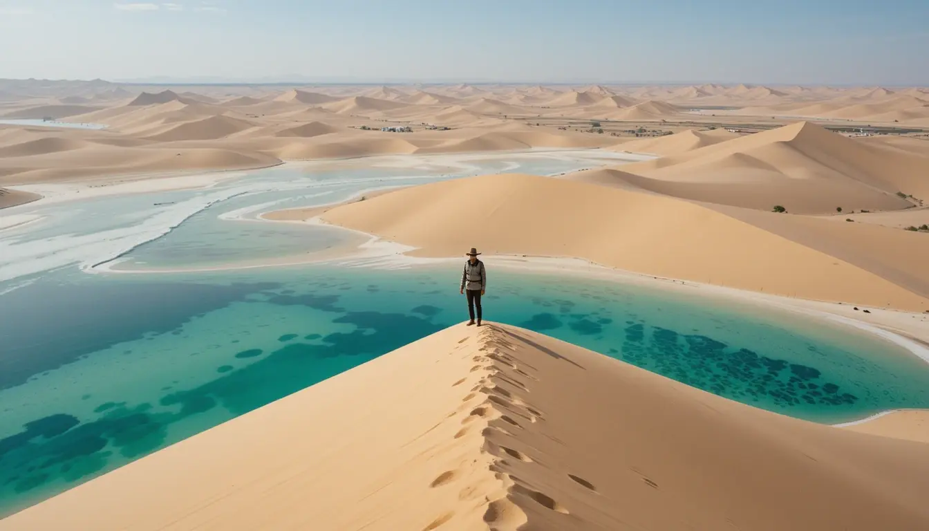 Hiking Lençóis Maranhenses lagoons in Brazil
