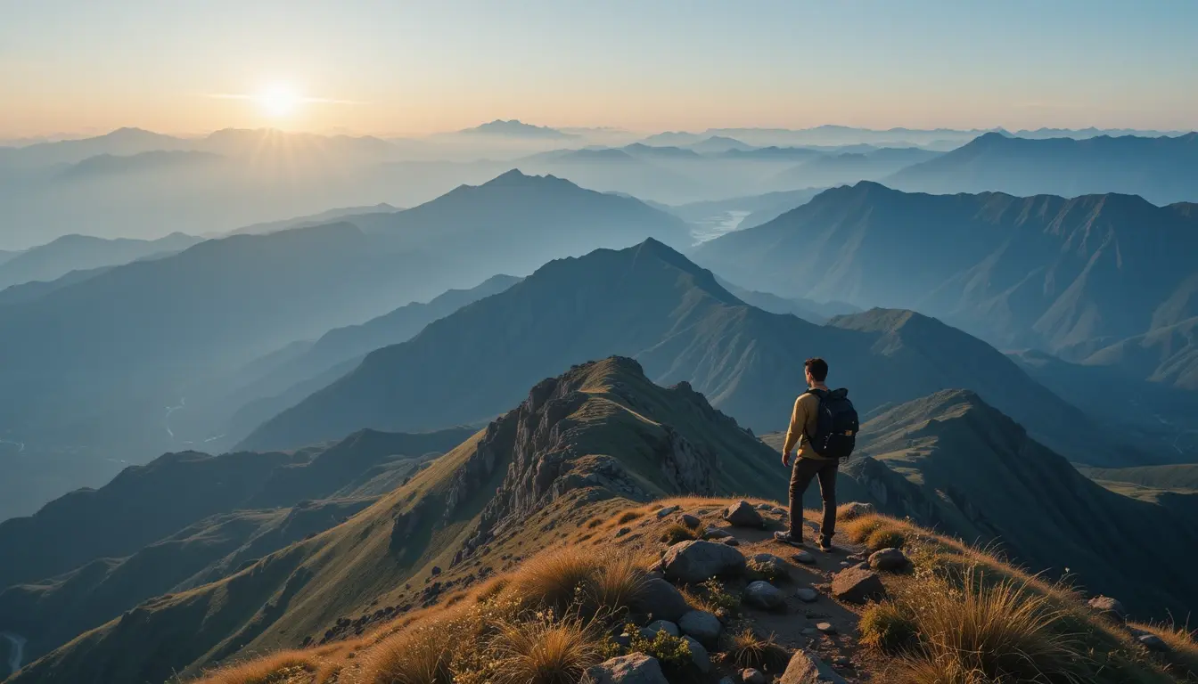 Hiking Pico do Arieiro trail in Madeira