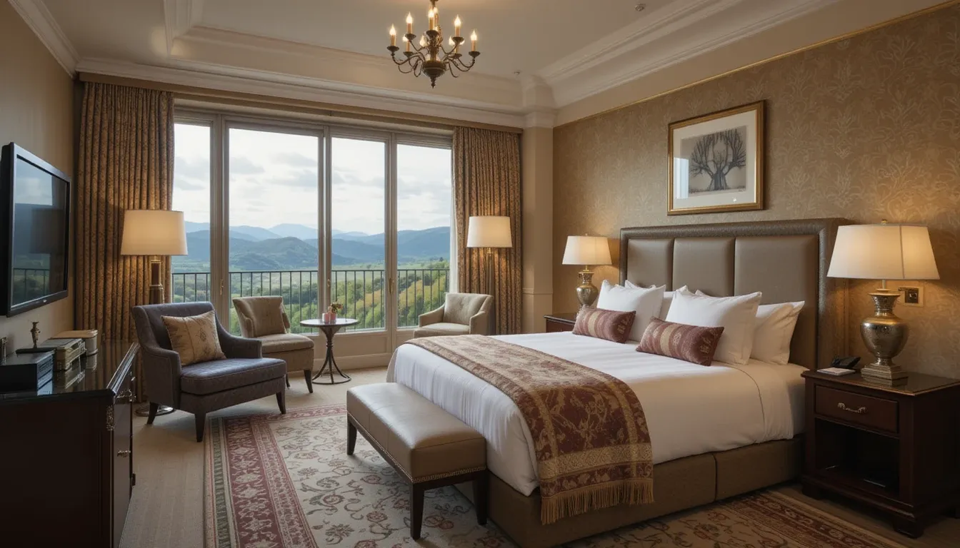 Luxury suite at Gleneagles Hotel, Scotland – Highland retreat with golf course access