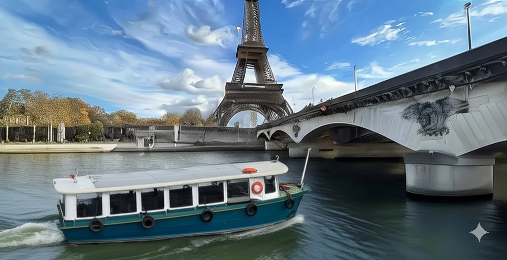 Sustainable kayak tour on Seine River Paris