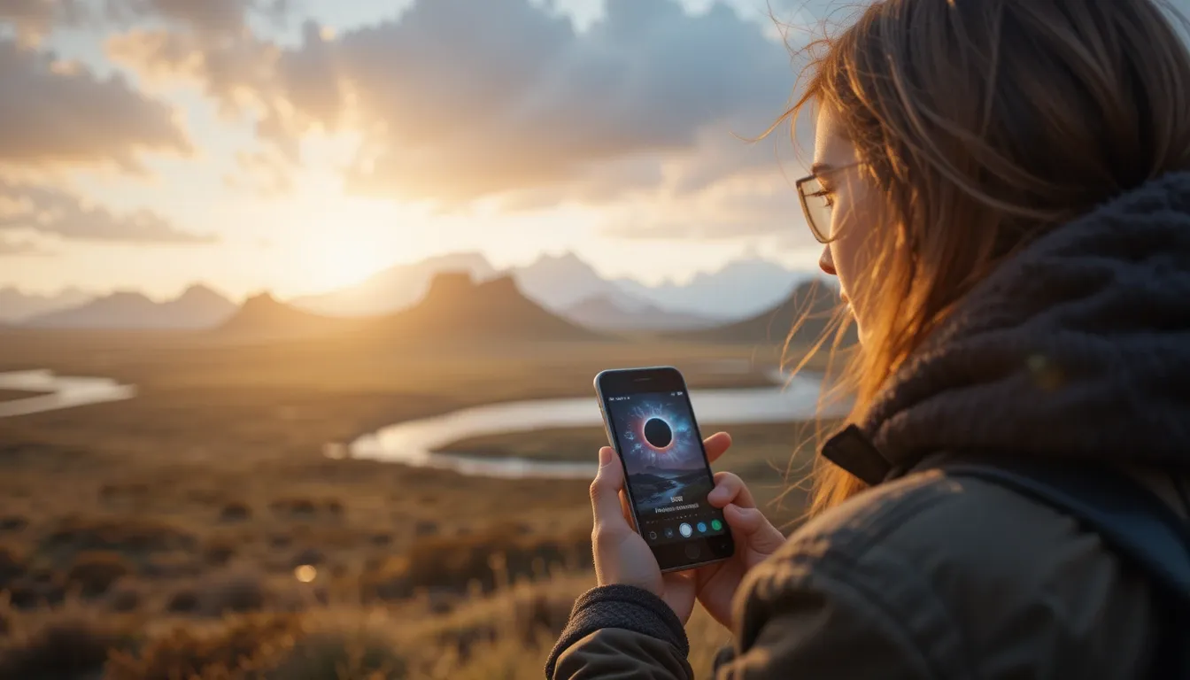AI travel app planning 2025 solar eclipse micro-cation in Iceland
