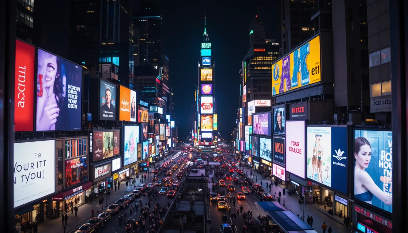 Breathtaking view of Times Square from a hotel window, ideal for tourists booking NYC hotels with flexible payment options
